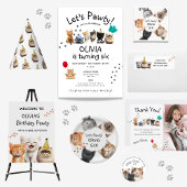 Sticker Merci d'anniversaire de chats mignons