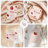 Serviette En Papier Baby shower de fleurs de Ladybug mignonne