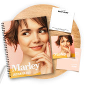 Schattigee eenvoudige professionele moderne leuke  vierkante visitekaartje