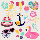   Cute Nautical Birthday Cadeaulabel