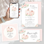 Serviette En Papier Rose mignon petit Citrouille En vichy bébé fille d