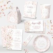 Assiettes En Carton Plaques de papier de douche pour petite fille fleu