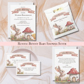 Bunny Baby shower Welkom Reclamebord Met Voetstuk