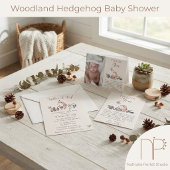 D'accompagnement Carte de code QR pour cadeaux de bébé Hérisson de