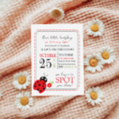 Assiettes En Carton Parti Anniversaire de enfant Cutest Little Ladybug