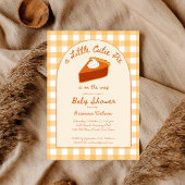 Invitation Petit gâteau de citrouille adorable douche de bébé