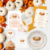 Serviette En Papier Cutie Pie Thanksgiving Baby shower serviettes