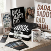BOLD COLORFUL DADA DADDY DAD BRUH FÊTE DES PÈRES