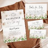 Serviette En Papier Petit Baby shower Fleur sauvage Daisy