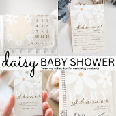 Serviette En Papier Baby shower Jardin Daisy Neutre hommes