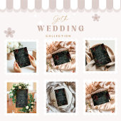 Save The Date Mariage botanique foncé esthétique