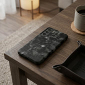 Invitation Conception de marbre noir abstrait Dark Grunge