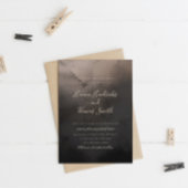 Invitations mariage en encre noire