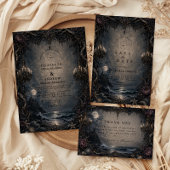 Save The Date Mariage de plage gothique romantique sombre