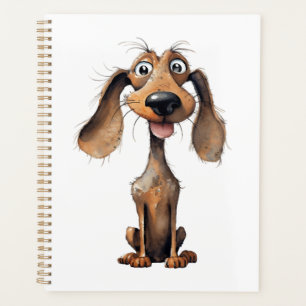 Collection d'art de race de chien de dessin animé