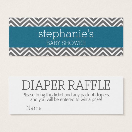 Collection de baby showers - Billet de rabat de co (Devant & derrière)