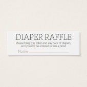 Collection de baby showers - Billet de rabat de co (Dos)