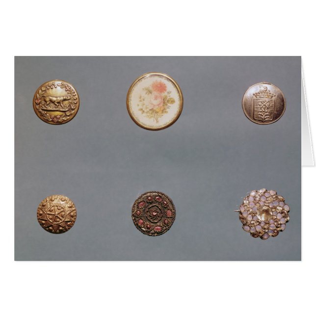 Collection de boutons (Devant horizontal)