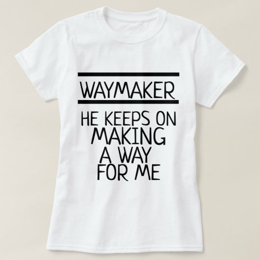 Collection de cadeaux de foi - T-shirt (Design devant)
