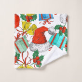 Collection de cadeaux de Noël (Gant de toilette)
