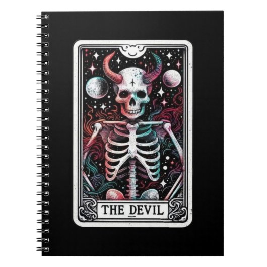Collection de Carnets de cartes Devil Tarot (Devant)