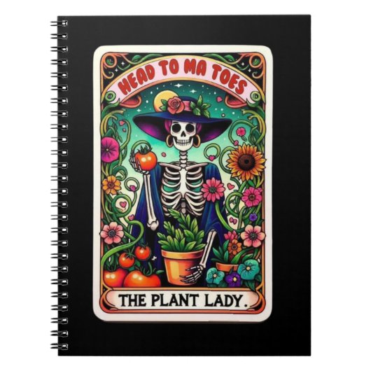 Collection de Carnets de la carte Lady Tarot Plant (Devant)