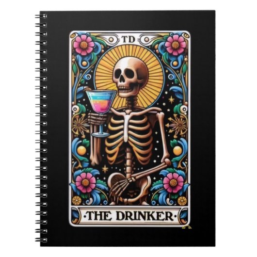 Collection de Carnets de la carte Tarot Drinker (Devant)