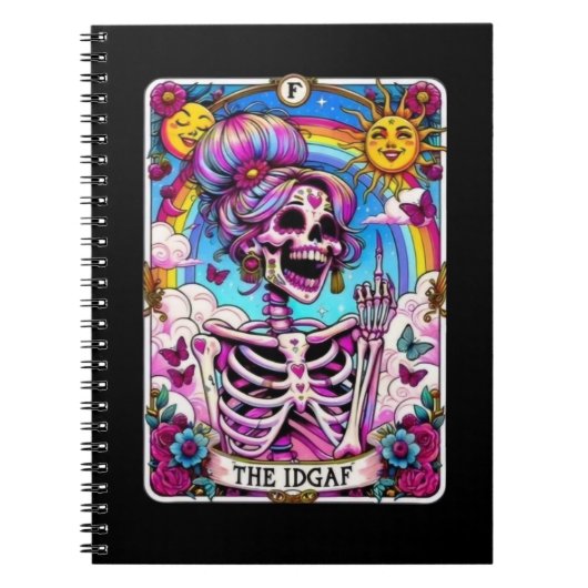 Collection de Carnets IDGAF Tarot Card (Devant)