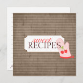 Collection de cartes de commerce de recettes sucré (Devant / Derrière)