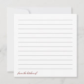 Collection de cartes de commerce Pays Recette (Dos)