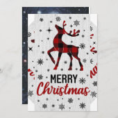 Collection de cartes de Noël de coeur (Devant / Derrière)