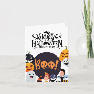 Collection de cartes de voeux Halloween - Boo mign