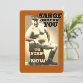 Collection de Cartes de Vœux SARGE MANBOOBS (Debout devant)