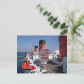 Collection de cartes postales RMS Queen Mary (Debout devant)