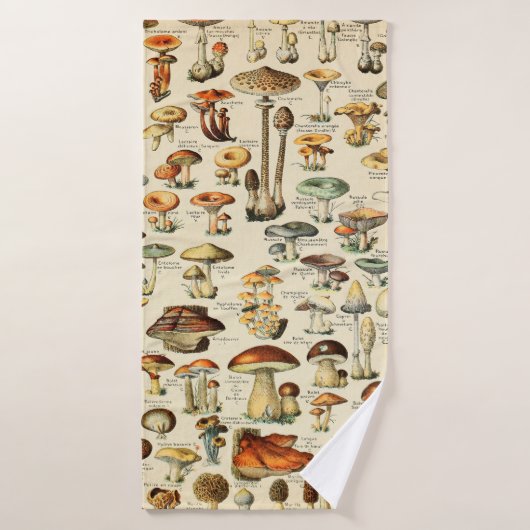 Collection de champignons (Serviette de bain)