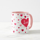Collection de Coeurs Romantiques Mug de Saint Vale (Devant droit)