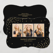 Collection de confettis | Invitation à une soirée (Devant / Derrière)