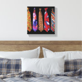 Collection de Cravates Designer sur Toile (Insitu(Chambre))