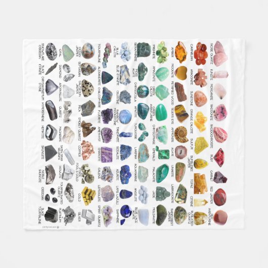 Collection de cristaux arc-en-ciel à couverture en (Devant (Horizontal))