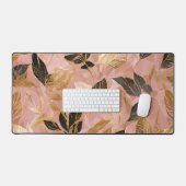 Collection de Feuilles Boho Populaire en or rose (Clavier et souris)