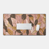 Collection de Feuilles de Boho Rouge Rose Populair (Clavier et souris)