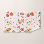 collection de fleurs (Serviette à main)
