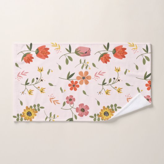 collection de fleurs (Serviette à main)