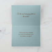 Collection de fleurs d'aster azur - Carte de la fê (Intérieur)