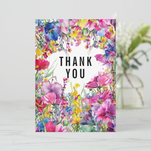 🌹 collection de fleurs de prairie 🌻 Merci (Debout devant)