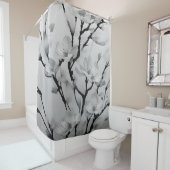 Collection de fleurs d'hiver Rideau de douche (En situation)