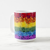 Collection de fleurs LGBTQ Pride Mug (Devant gauche)