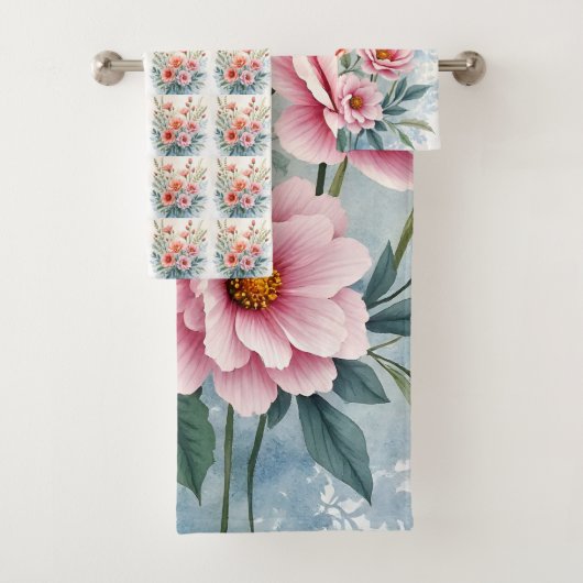 Collection de fleurs sauvages tendance de luxe (En situation)