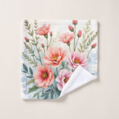 Collection de fleurs sauvages tendance de luxe (Gant de toilette)