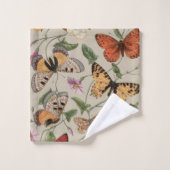 Collection de la papillon Moth Nature Dessin (Gant de toilette)